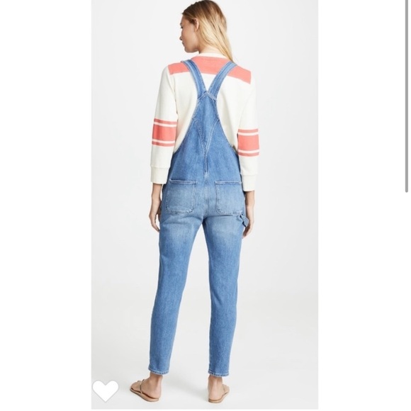 FRAME Denim Le Garcon Overalls. - Picture 3 of 11